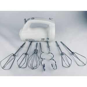 Bravetti EP545 Hand Mixer With Attachments 300W Whisk Beaters & Dough Hook